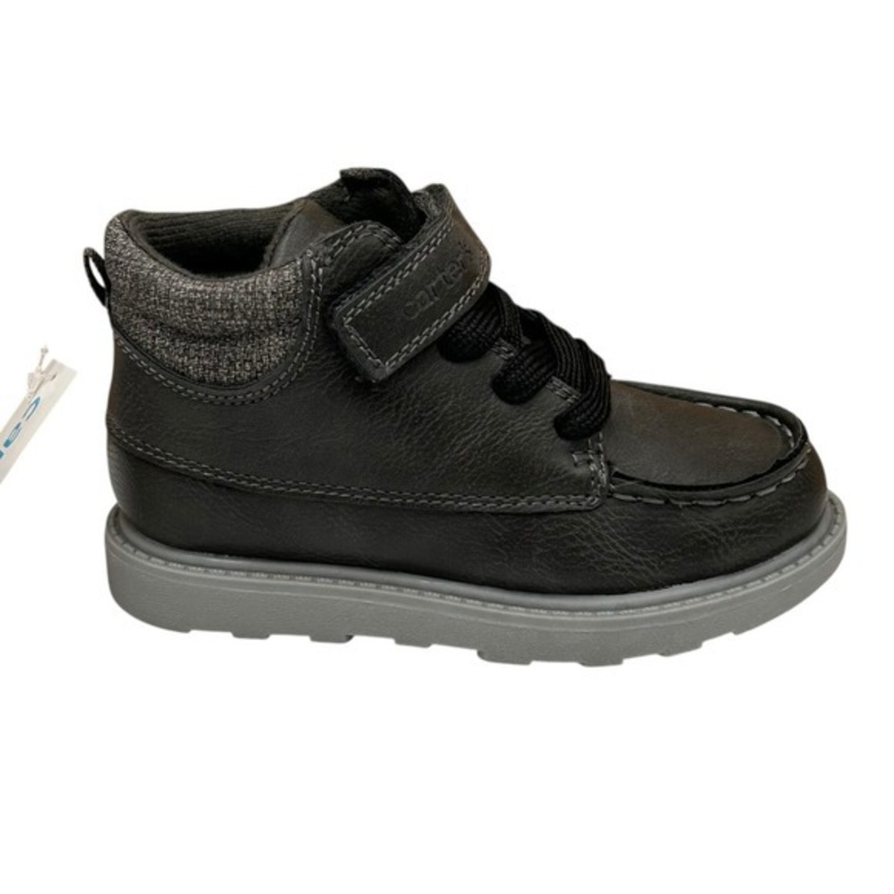 Carters Norman Toddler Boys Casual Ankle Boot Size 9 Dark Gray Fall Winter Shoes